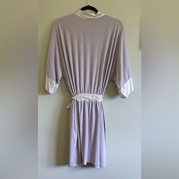 PJ Harlow Shala Wrap Knit Robe in Lavender Size Small - Picture 8 of 8
